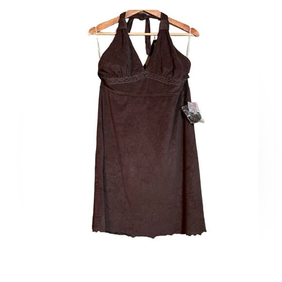 NWT! Duck head jeans brown towel material dress - Picture 1 of 9